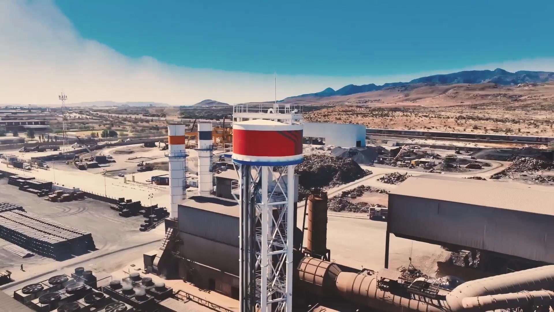 Vista aérea de las instalaciones de Grupo Acerero