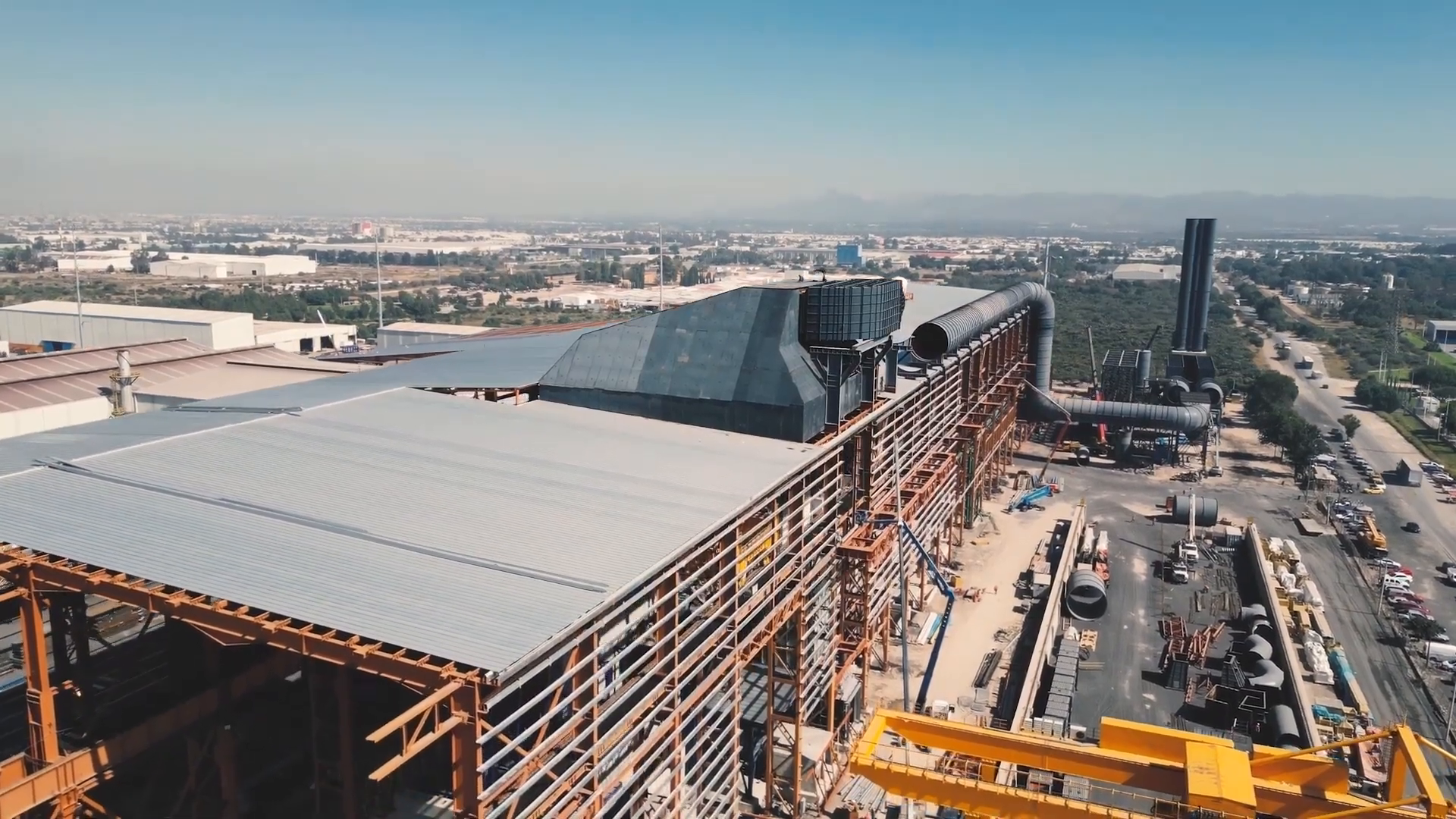Instalaciones industriales de Grupo Acerero en San Luis Potosí
